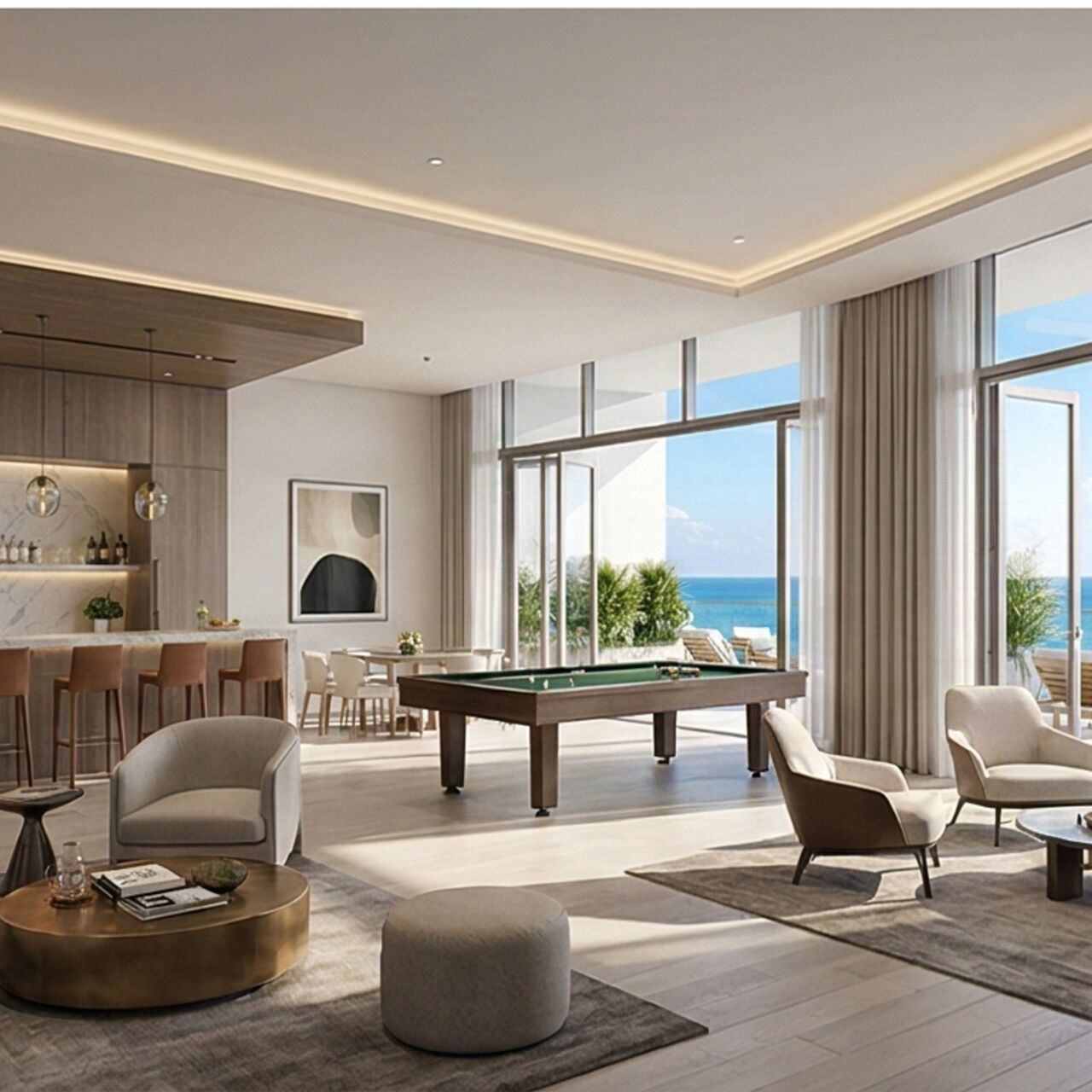 Chateau Square Residences Hallandale Beach Rooftop Pool